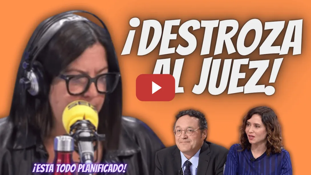 Embedded thumbnail for ¡ATENTO! - Àngels Barceló “DESMONTA al JUEZ” de Ayuso que ACUSA al FISCAL