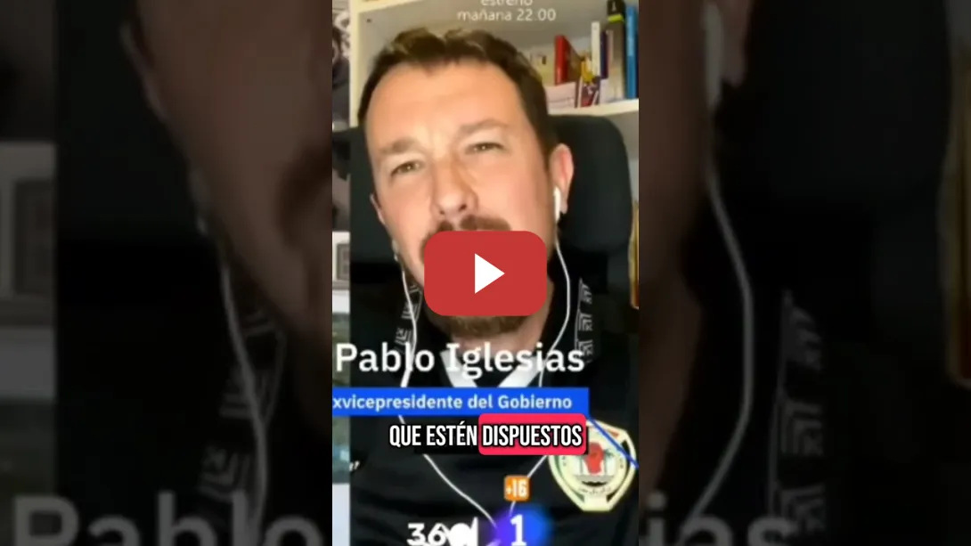 Embedded thumbnail for Pablo Iglesias tiene un mensaje para Aguirre y su propuesta de apoyar la Moción de Censura del PP