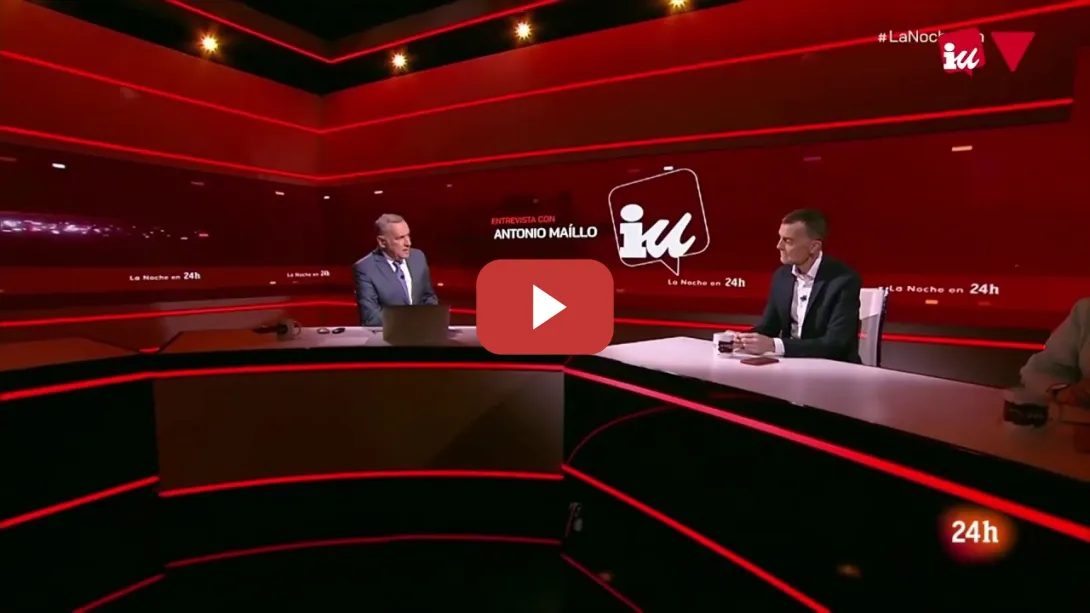 Embedded thumbnail for ENTREVISTA | Antonio Maíllo en &#039;La Noche en 24 horas&#039;