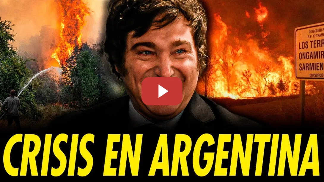 Embedded thumbnail for VERGONZOSO: ARGENTINA EN LLAMAS MIENTRAS MILEI SE VA DE VIAJE