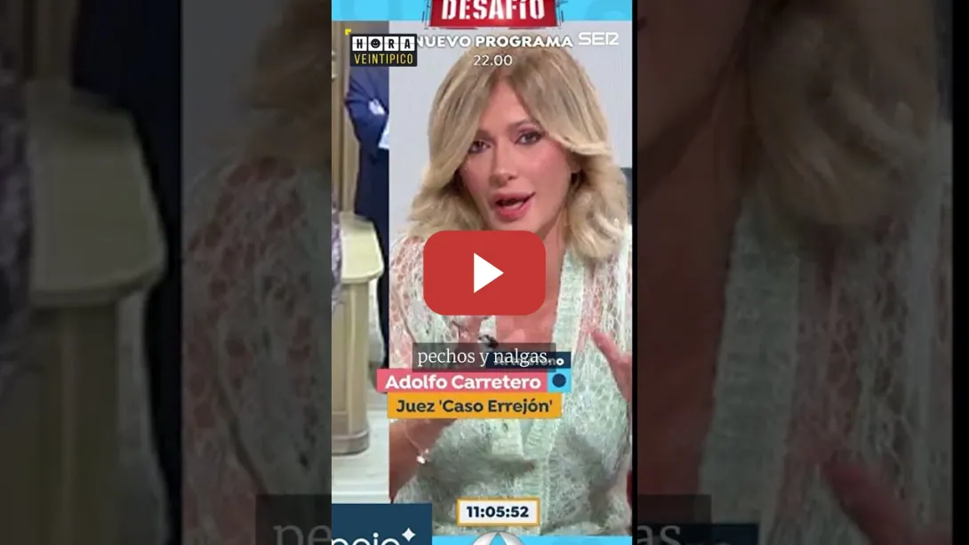Embedded thumbnail for Conexión con el juez #Carretero en #HoraVeintipico con respuestas que no te sorprenderán #shorts