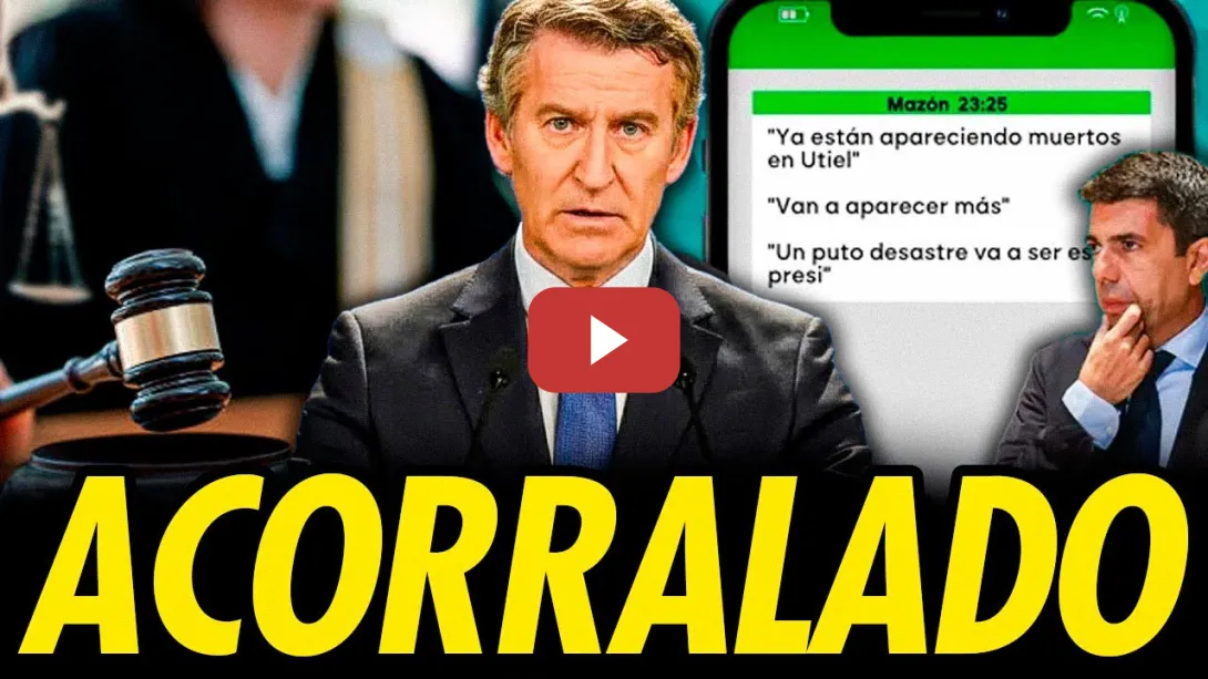Embedded thumbnail for LA JUEZA DE LA DANA EXIGE LOS MENSAJES DE FEIJÓO Y SE CAE EL RELATO DEL PP
