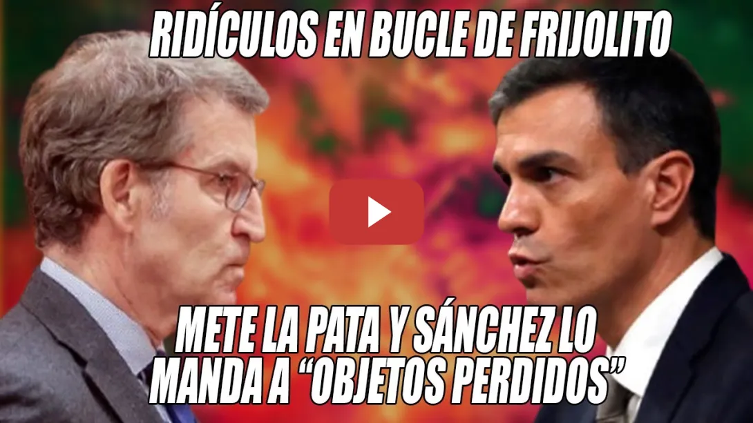 Embedded thumbnail for Sánchez SE DESCOJONA y ESTAMPA a Feijóo contra LA REALIDAD📢SE BURLA de él RECORDANDO a FRA-CASADO