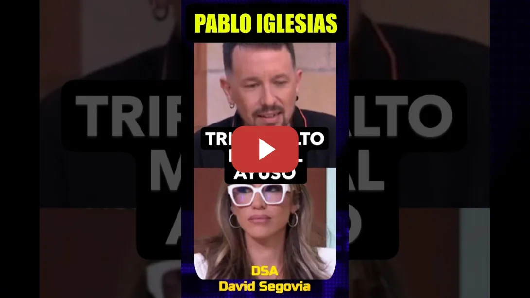 Embedded thumbnail for Pablo Iglesias, tripe salto mortal de Ayuso.