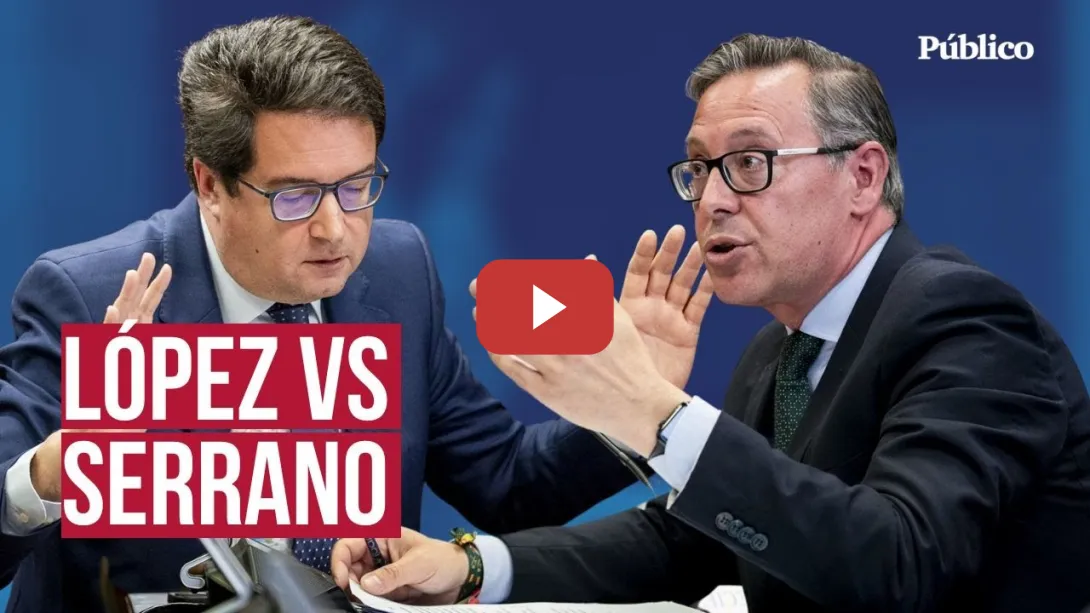 Embedded thumbnail for El intenso rifirrafe entre Óscar López y Alfonso Serrano: &quot;Deje usted de amenazar&quot;