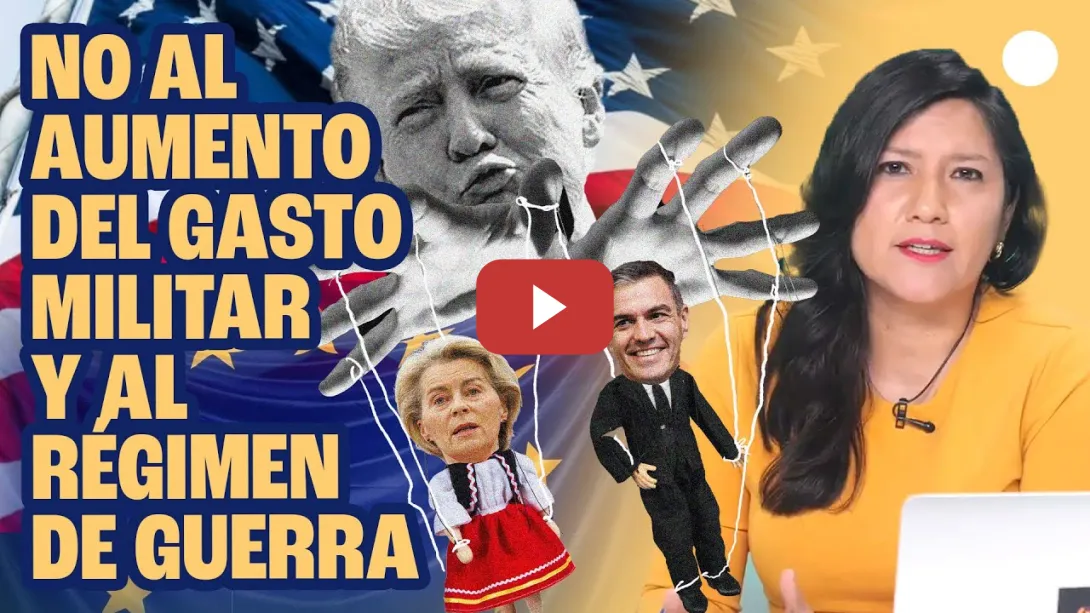 Embedded thumbnail for El Gobierno de Pedro Sánchez no puede arrastrarnos a un RÉGIMEN DE GUERRA.