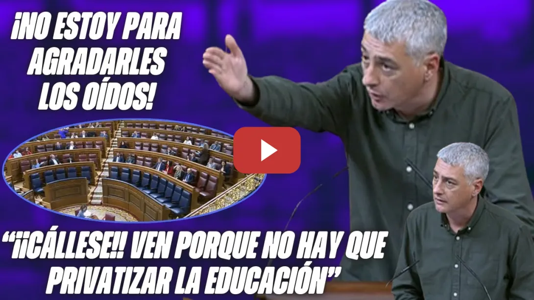 Embedded thumbnail for 💪El DISCURSO de Oskar MATUTE que DESQUICIA a la DERECHA: SEÑORITOS PUDIENTES y FALSA LIBERTAD!👏