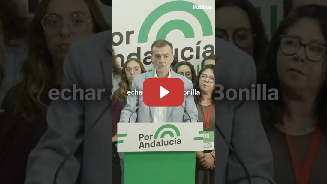 Embedded thumbnail for Antonio Maíllo, candidato de 'Por Andalucía': "No hemos conseguido echar a Moreno Bonilla"