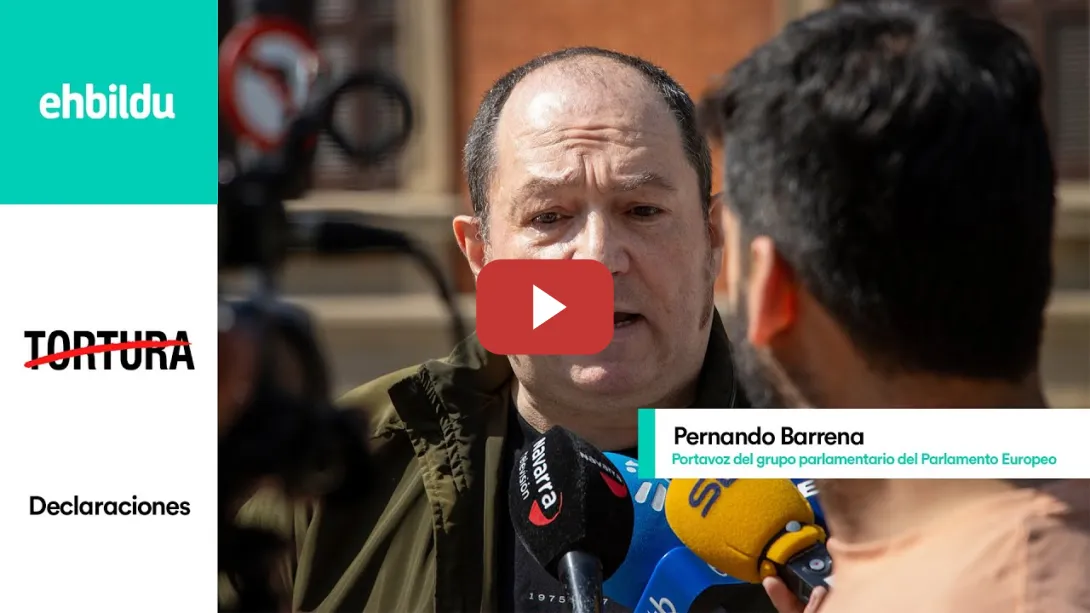 Embedded thumbnail for Declaraciones de Pernando Barrena tras ser reconocido como víctima de la tortura
