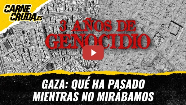 Embedded thumbnail for T13x21 - Gaza: qué ha pasado mientras no mirábamos (CARNE CRUDA)