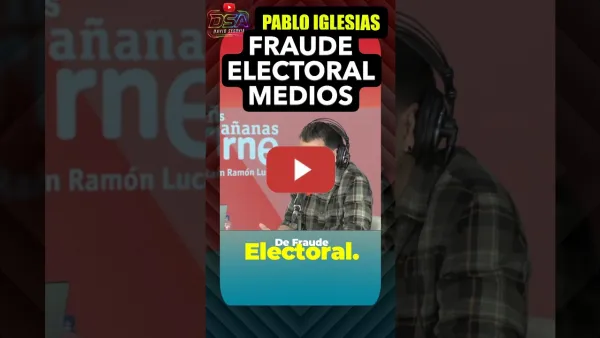 Embedded thumbnail for Pablo Iglesias, el fraude electoral se da en los medios de comunicación.