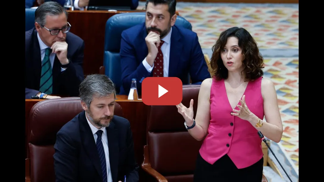 Embedded thumbnail for Ayuso tacha a la izquierda de &quot;antisemita&quot; y Más Madrid dice que es &quot;cómplice&quot; de los &quot;asesinatos&quot;