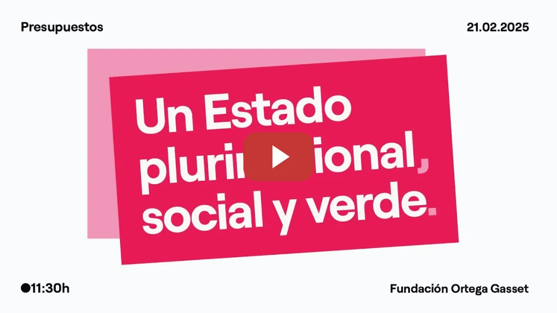 Embedded thumbnail for Un Estado plurinacional, social y verde.