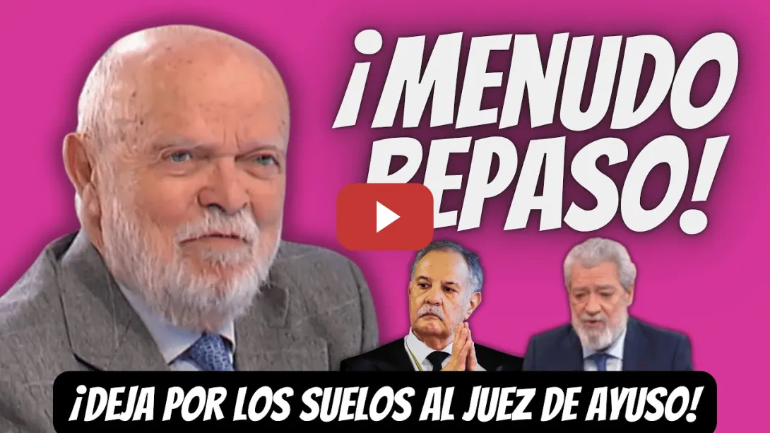 Embedded thumbnail for ¡ATENTO! - Magistrado Martín Pallín: El Juez Hurtado y Miguel Ángel Rodríguez están MINTIENDO