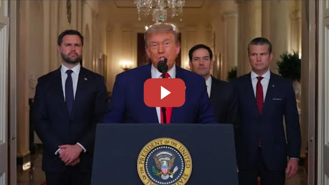 Embedded thumbnail for Trump advierte a Irán: &quot;si la paz no llega rápido, iremos por otros objetivos&quot;