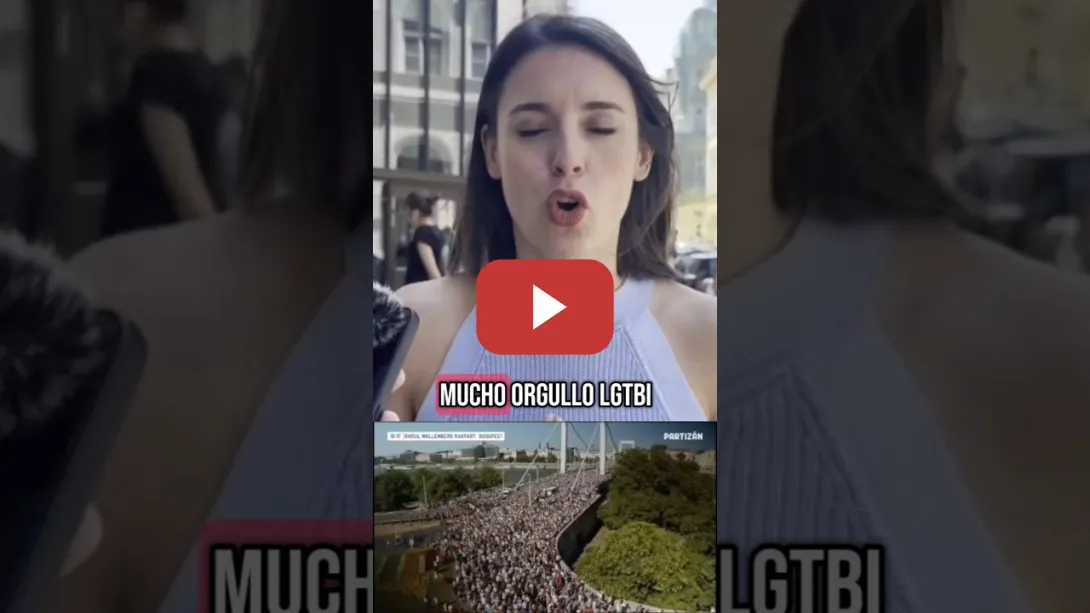Embedded thumbnail for Histórica manifestación LGTBIQ+ PROHIBIDA POR VIKTOR ORBÁN en Hungría con Irene Montero