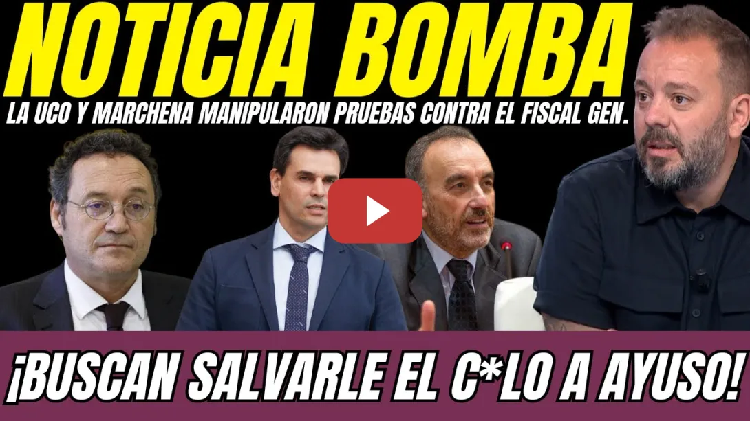 Embedded thumbnail for 🔥 ANTONIO MAESTRE DENUNCIA MANIPULACIONES DE LA UCO EN LAS PRUEBAS CONTRA EL FISCAL GENERAL