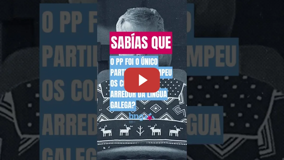 Embedded thumbnail for Sabías que... o PP foi o único partido que rompeu os consensos arredor da lingua galega?
