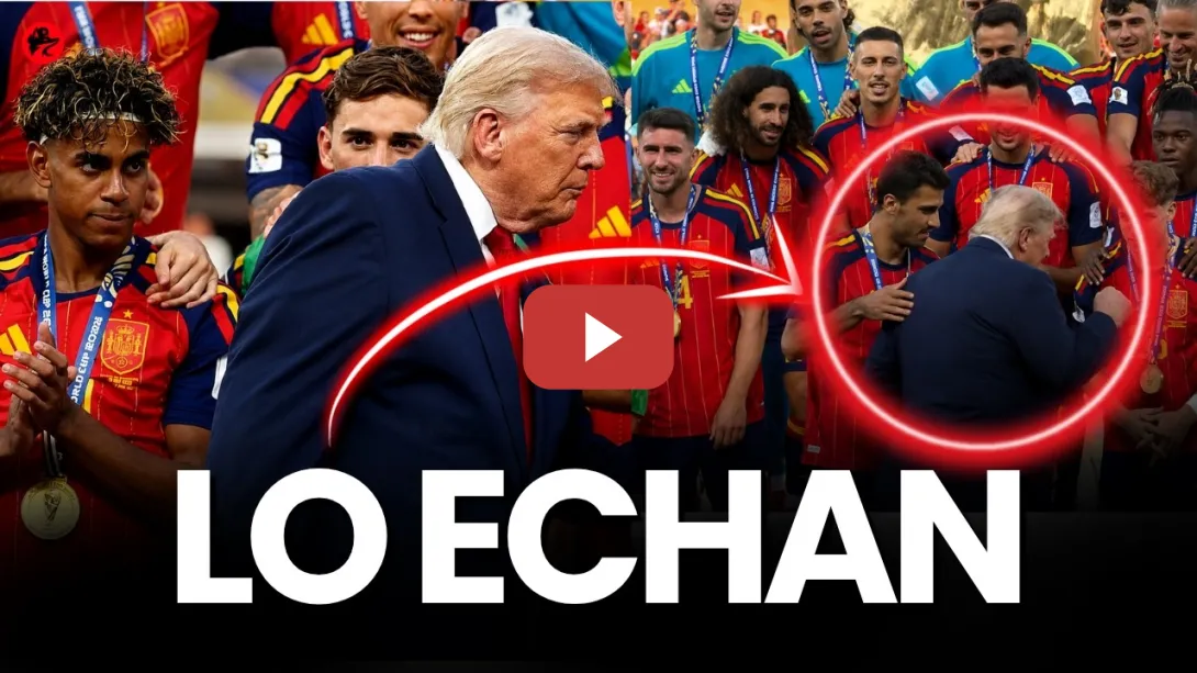 Embedded thumbnail for TRUMP intenta colarse en la FOTO con España... y pasa ESTO