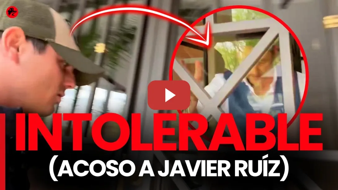 Embedded thumbnail for Vito Quiles acosa a Javier Ruíz y forcejean en la puerta de su casa