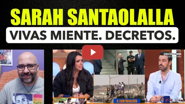 Embedded thumbnail for Sarah Santaolalla. Vivas es un hipócritca.