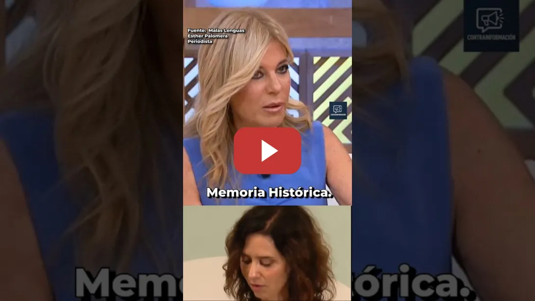 Embedded thumbnail for ESTHER PALOMERA ALERTA😤: "El PP tiene un cordón umbilical con el franquismo"