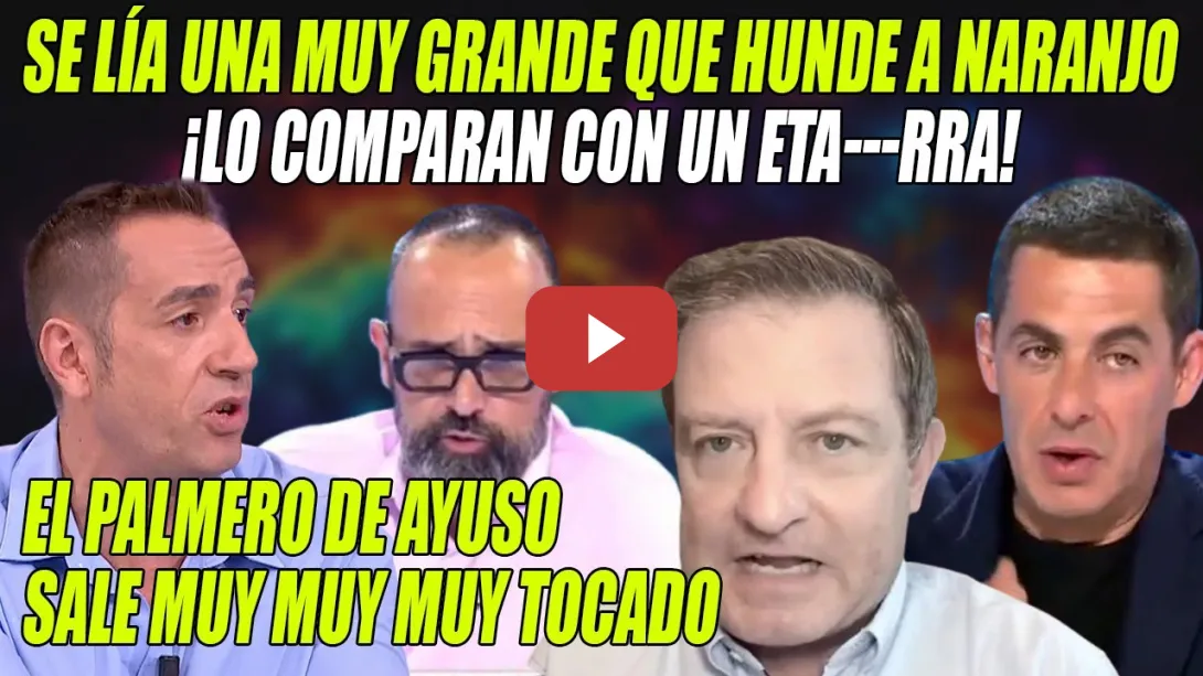 Embedded thumbnail for BRON-CA🔥¡ETA--RRA!🔥Delgado y Guardans DESTRUYEN a Antonio Naranjo x PASARSE de PALMERO de Ayuso