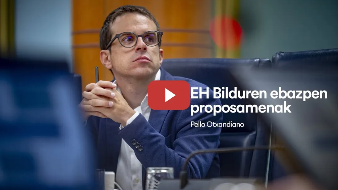Embedded thumbnail for Pello Otxandianok EH Bilduren ebazpen proposamenak aurkeztu ditu