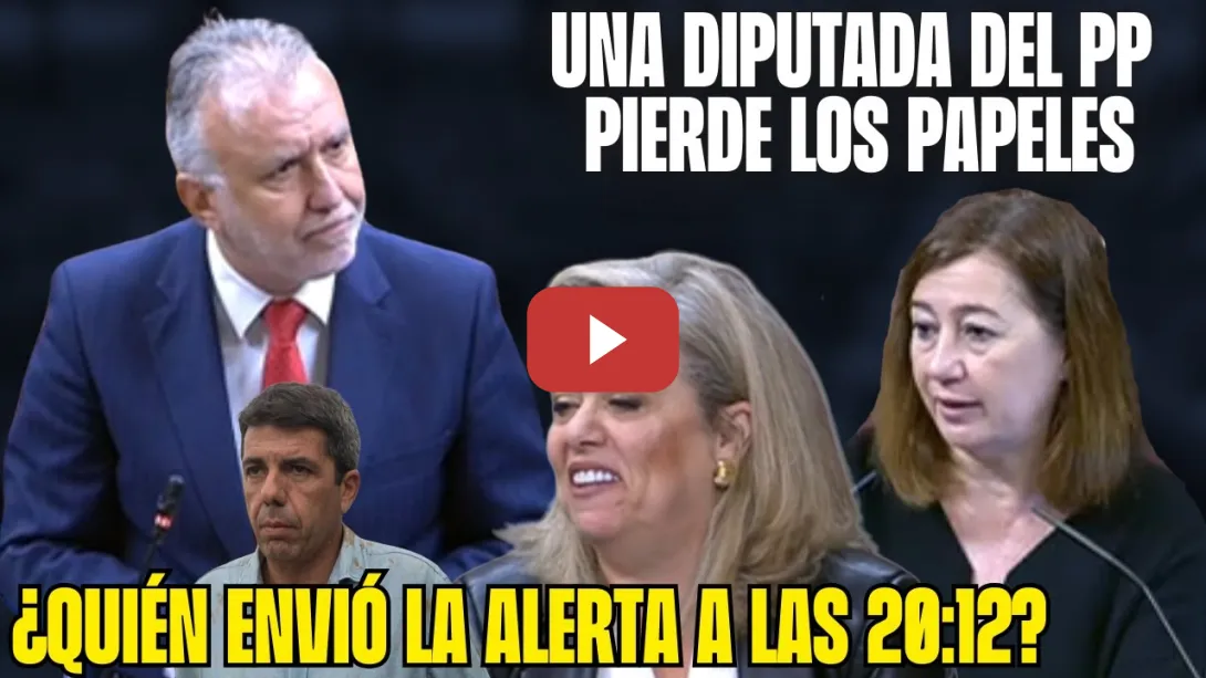 Embedded thumbnail for ¿DÓNDE ESTABA MAZÓN? 💥 ¡¡MONTESINOS (PP) DESQUICIADA INSULTANDO al MINISTRO TORRES!!