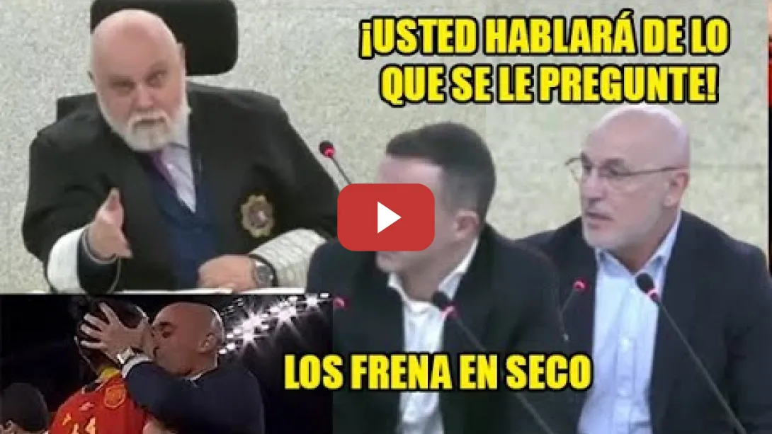 Embedded thumbnail for ¡MI PACIENCIA está LLEGANDO a un LÍMITE! ¡CONTESTE SIN CHULERÍA!💢JUEZ del caso Rubiales a Lafuente