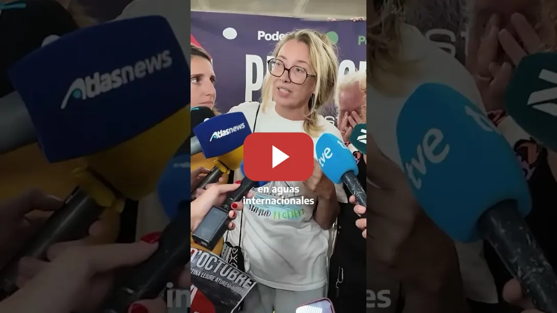 Embedded thumbnail for La activista de la flotilla Reyes Rigo llega a Palma tras 12 días de arresto en Israel
