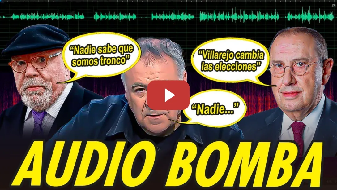 Embedded thumbnail for EL AUDIO DE VILLAREJO QUE DEBERÍA AVERGONZAR A FERRERAS, DEJAR LA TELE Y ESCONDERSE EN UNA CUEVA