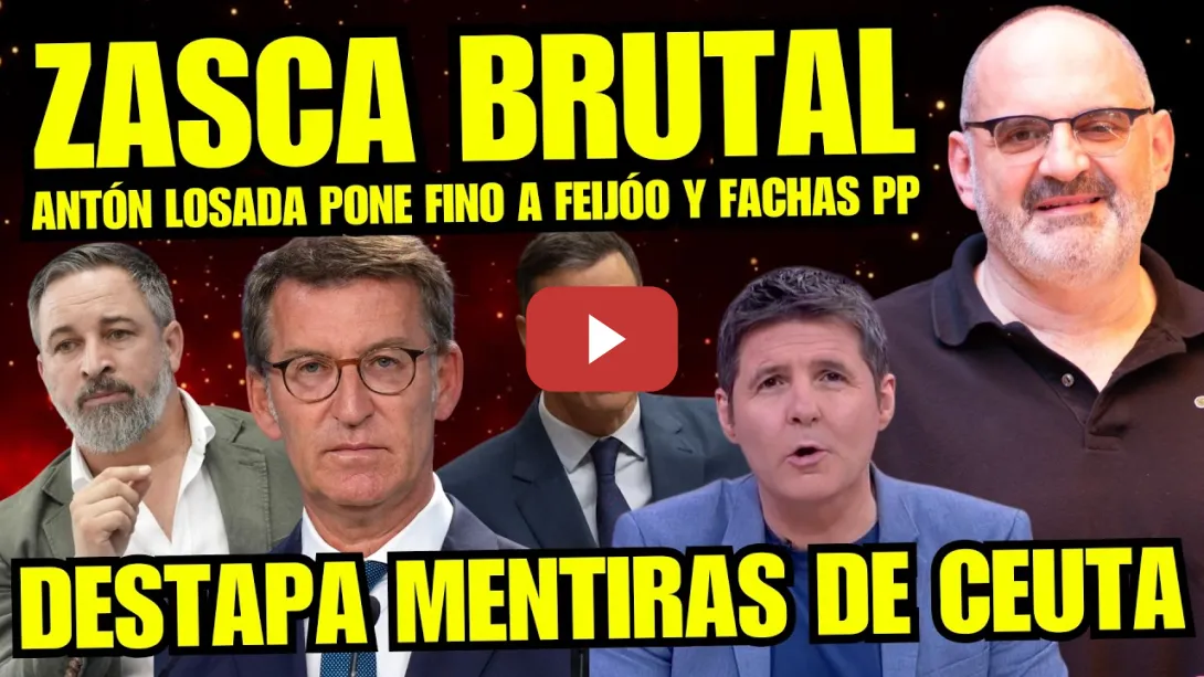 Embedded thumbnail for ANTON LOSADA DESTAPA EL MAYOR BULO DE FEIJOO "QUEDA RETRATADO Y HUMILLADO POR MENTIR EN ENTREVISTA"