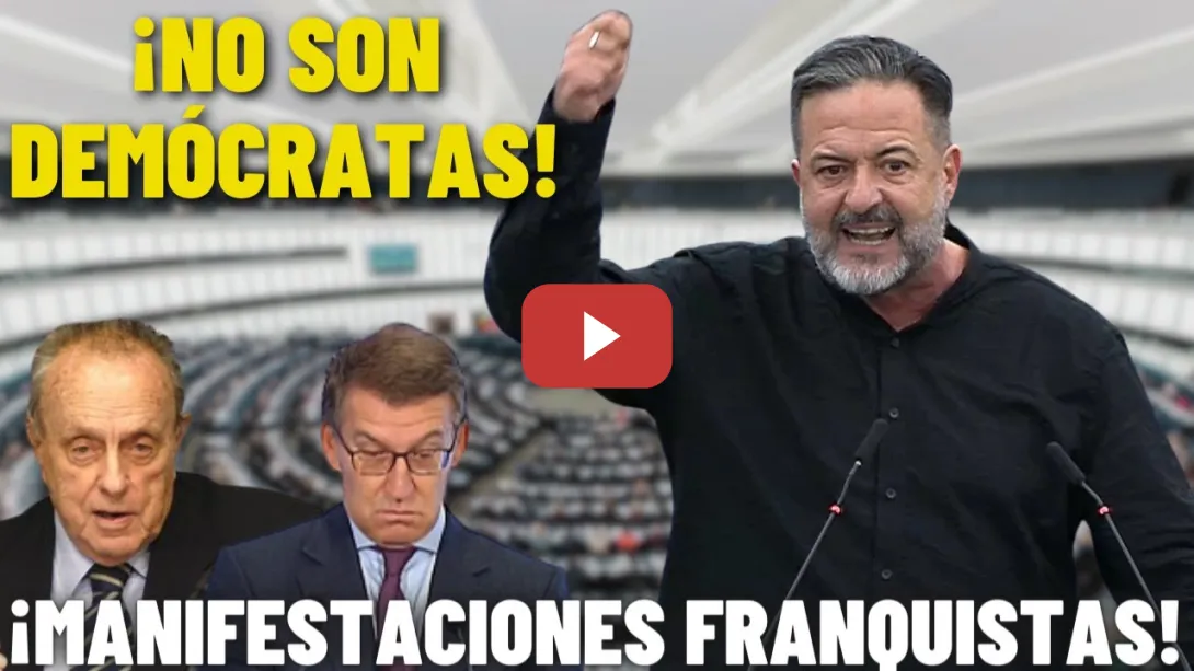 Embedded thumbnail for 🔥RECITAL🔥de MANU PINEDA contra PP y VOX en el PARLAMENTO EUROPEO por la AMNISTÍA!