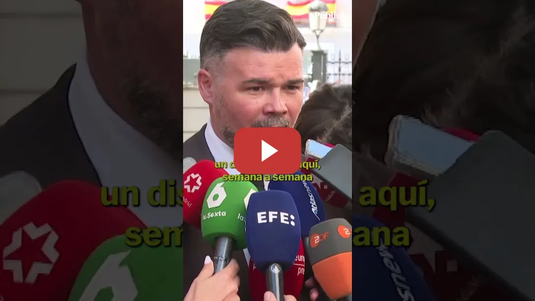 Embedded thumbnail for Gabriel Rufían, sobre el discurso de León XIV: “Le preocupa más el fascismo que a Felipe González”
