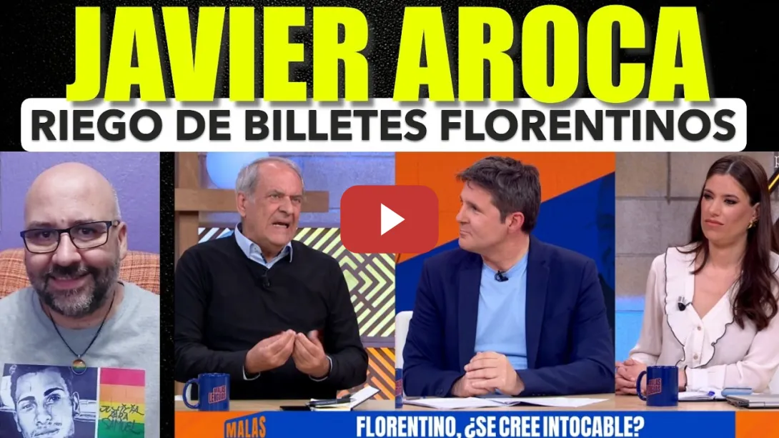 Embedded thumbnail for Javier Aroca. Florentino Pérez tiene a periodistas regados con billetes.