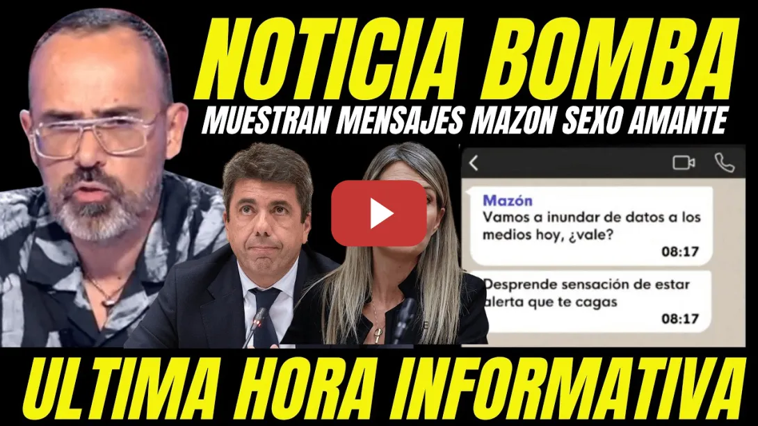 Embedded thumbnail for BOMBAZO "MUESTRAN MENSAJES DE MAZÓN PREVIOS A IRSE DE SEXO CON SU AMANTE PISO SECRETO"
