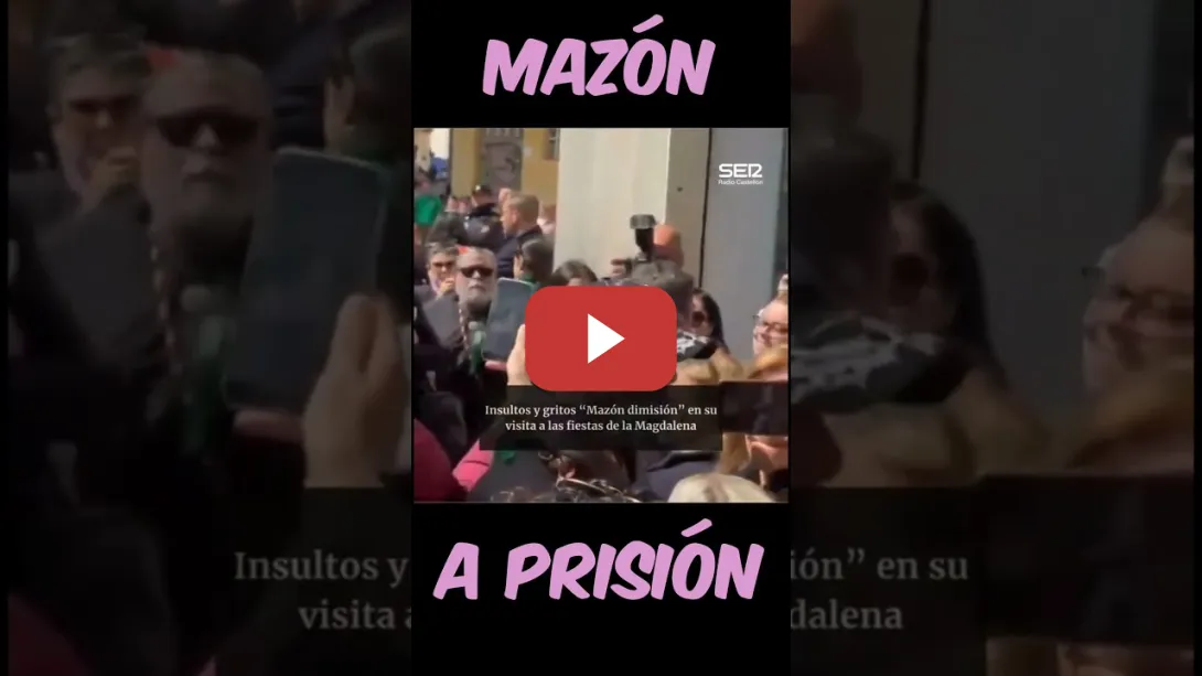 Embedded thumbnail for Otro escrache a Mazón, que ya no puede salir a la calle sin ser increpado #valencia #mazon #dana