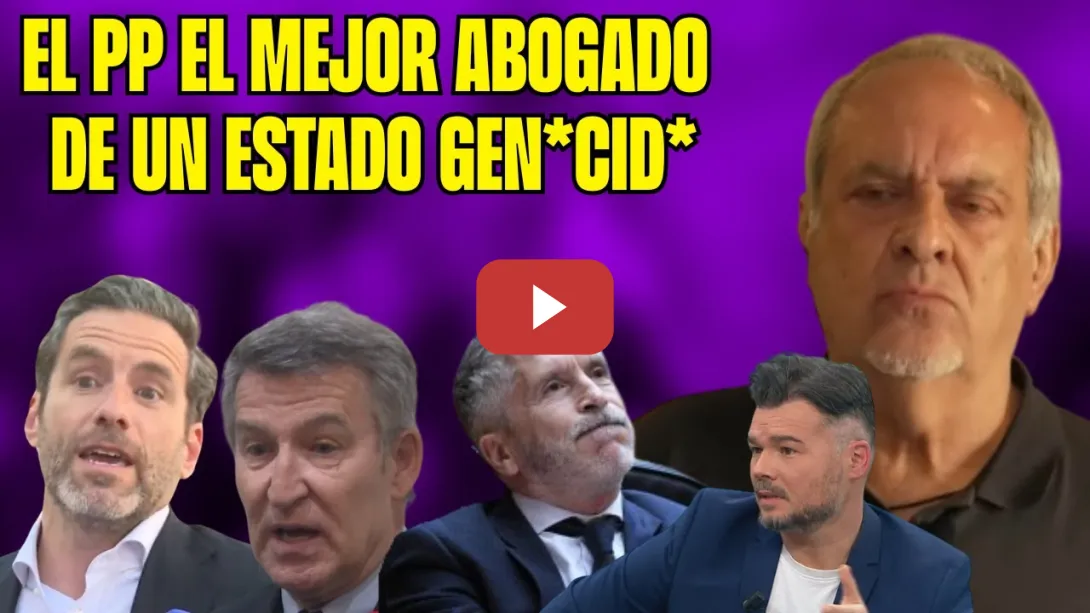 Embedded thumbnail for FEIJÓO y SÉMPER DEFIENDEN a ISRAEL. Aroca y Berlín los FINIQUITAN ¿TRAICIÓN de MARLASKA?