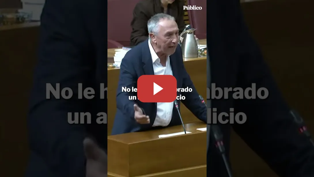 Embedded thumbnail for Joan Baldoví carga contra Pérez Llorca por proteger a Carlos Mazón