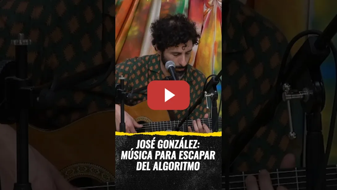 Embedded thumbnail for José González: música para escapar del algoritmo (CARNE CRUDA)