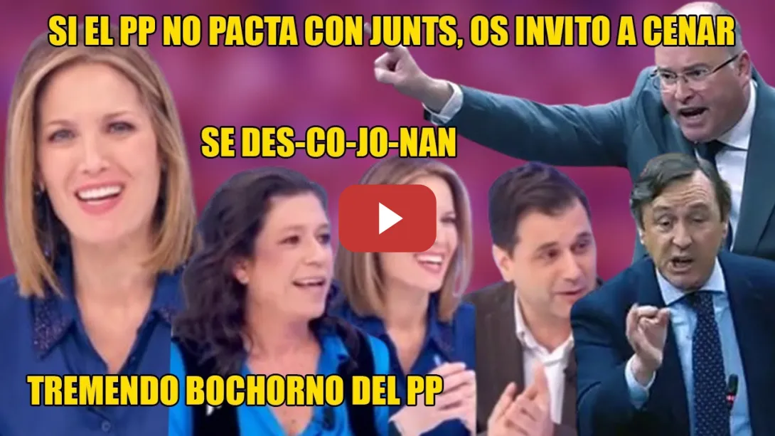 Embedded thumbnail for Intxaurrondo AMARGA la NOCHEBUENA al PP🔥T3RR0R1STAS🔥A sus pies, señor PUIGDEMONT.Si no pactan INVITO