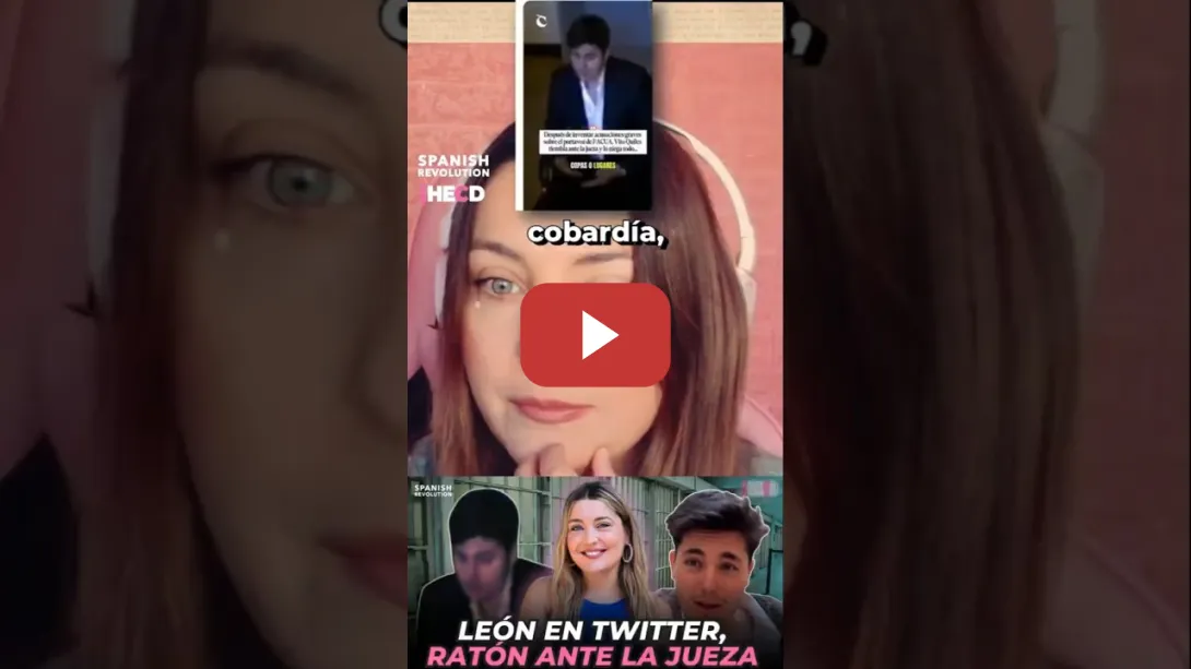 Embedded thumbnail for SI ERES VALIENTE PARA ACUSAR, ASÚME LAS CONSECUENCIAS ⚖️ Marina Lobo retrata a Vito Quiles