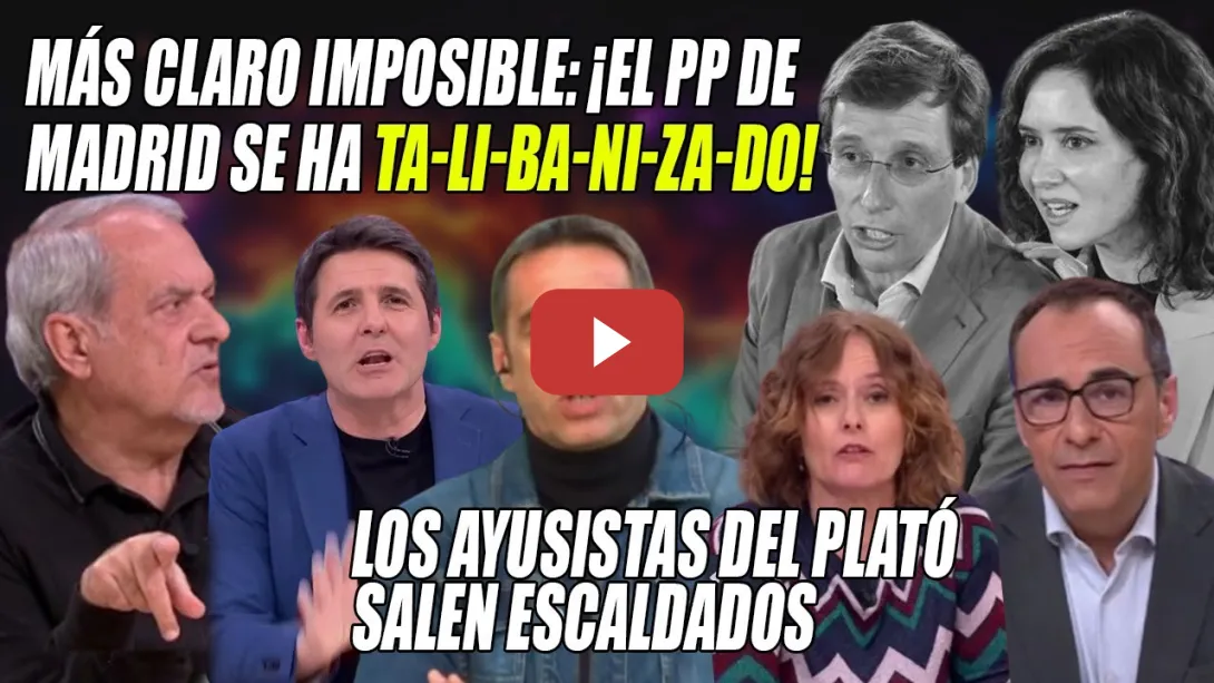 Embedded thumbnail for ⚡¡SECTARIA EGÓLATRA!⚡Aroca y Delgado PISOTEAN a Ayuso y Almeida por sus PATALETAS INFANTILES