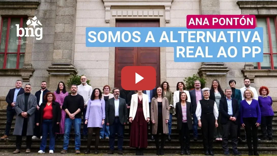 Embedded thumbnail for Ana Pontón: «Somos a alternativa real ao PP»