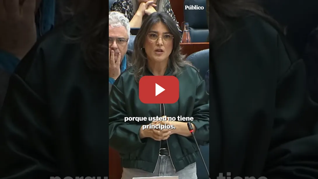 Embedded thumbnail for Bergerot recrimina a Ayuso su apoyo a Trump: "Usted no tiene principios"