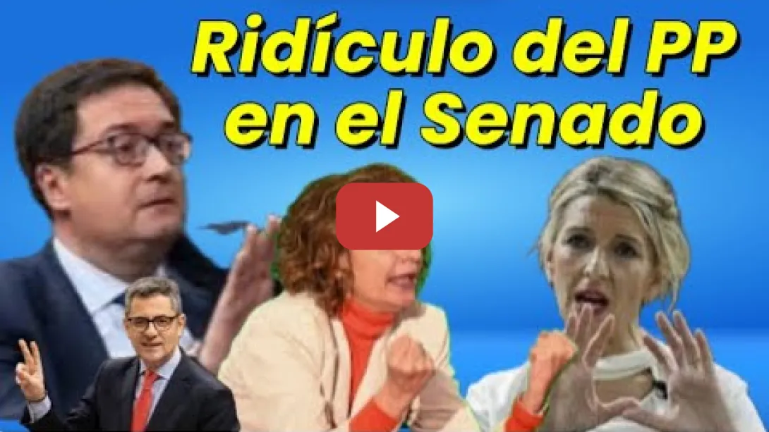 Embedded thumbnail for Senadores del PP hacen el Ridículo ante el Gobierno