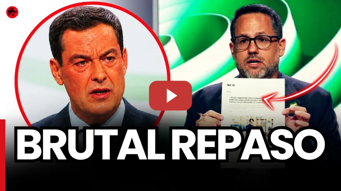 Embedded thumbnail for JOSÉ IGNACIO fulmina a JUANMA MORENO (PP) en directo al mostrarle ESTO