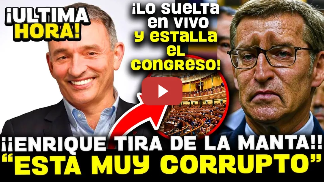 Embedded thumbnail for 💥¡¡ESCÁNDALO!! ENRIQUE SANTIAGO DESTAPA LOS AUDIOS DE LA UCO FILTRADOS AL PP Y A FEIJÓO