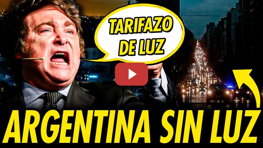 Embedded thumbnail for ESTALLA BUENOS AIRES: SIN LUZ A PESAR DE LA SUBIDA DE LA TARIFA DE MILEI